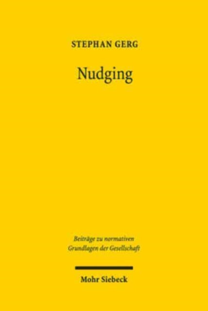 Book cover of: Nudging. By: Stephan Gerg