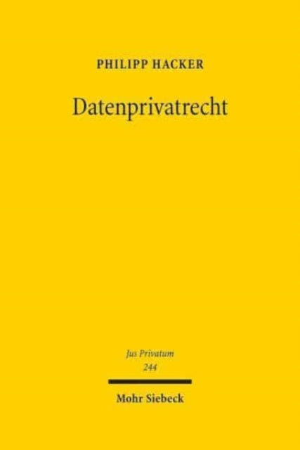 Book cover of: Datenprivatrecht. By: Philipp Hacker