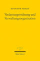 Book cover of: Verfassungsordnung und Verwaltungsorganisation. By: David Roth-Isigkeit