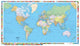 Book cover of: Welt political wall map laminated