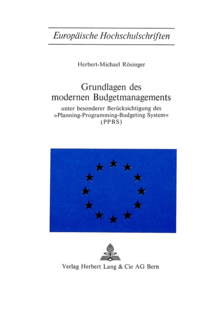 Book cover of: Grundlagen des modernen Budgetmanagements. By: Herbert-Michael Rösinger