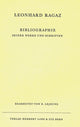 Book cover of: Bibliographie Seiner Werke Und Schriften. By: Leonhard Ragaz