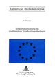Book cover of: Schadenszurechnung bei qualifiziertem Verschuldenserfordernis. By: Rolf Benitz