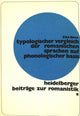 Book cover of: Typologischer Vergleich der romanischen Sprachen auf phonologischer Basis