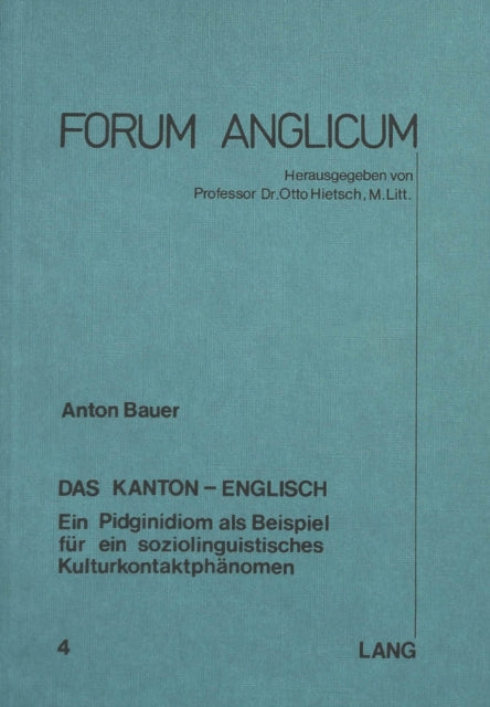 Book cover of: Das Kanton-Englisch