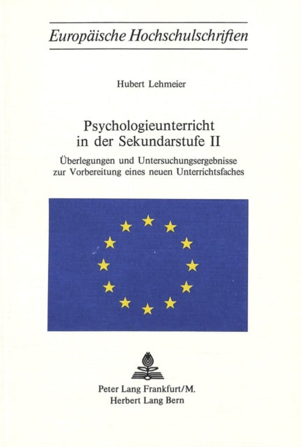 Book cover of: Psychologieunterricht in der Sekundarstufe II