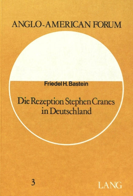Book cover of: Die Rezeption Stephen Cranes in Deutschland