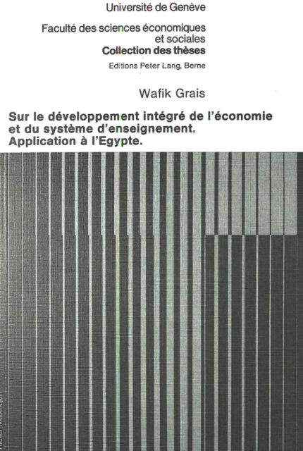 Book cover of: Sur le developpement integre de l'economie et du systeme d'enseignement- Application a l'Egypte