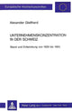 Book cover of: Unternehmenskonzentration in der Schweiz