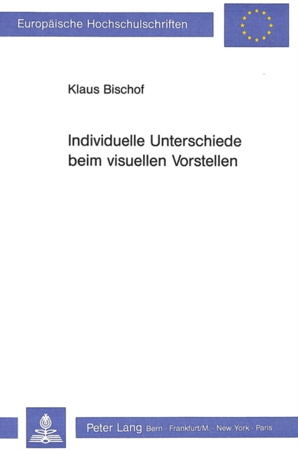 Book cover of: Individuelle Unterschiede beim visuellen Vorstellen