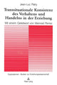 Book cover of: Transsituationale Konsistenz Des Verhaltens Und Handelns in Der Erziehung
