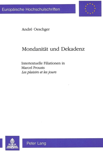 Book cover of: Mondanitaet und Dekadenz