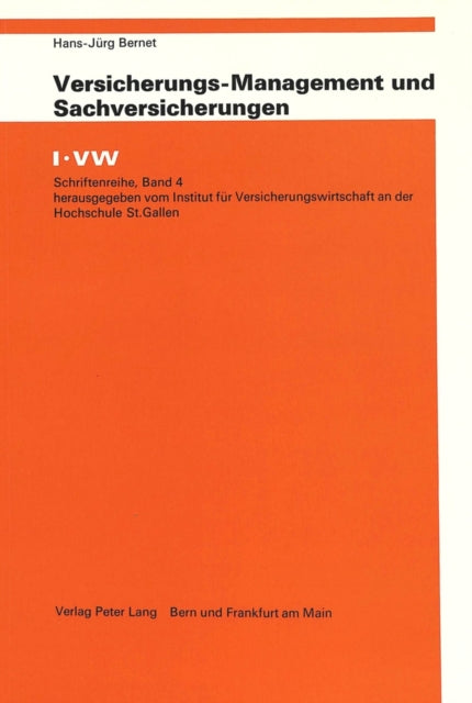 Book cover of: Versicherungs-Management und Sachversicherungen