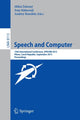Book cover of: Speech and Computer. By: Miloš Železný