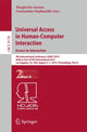 Book cover of: Universal Access in Human-Computer Interaction. Access to Interaction. By: Margherita Antona