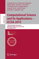 Book cover of: Computational Science and Its Applications -- ICCSA 2015. By: Osvaldo Gervasi