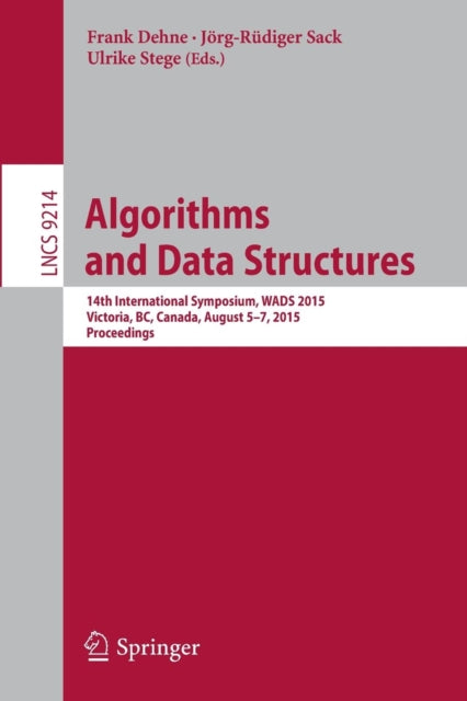 Book cover of: Algorithms and Data Structures. By: Frank Dehne