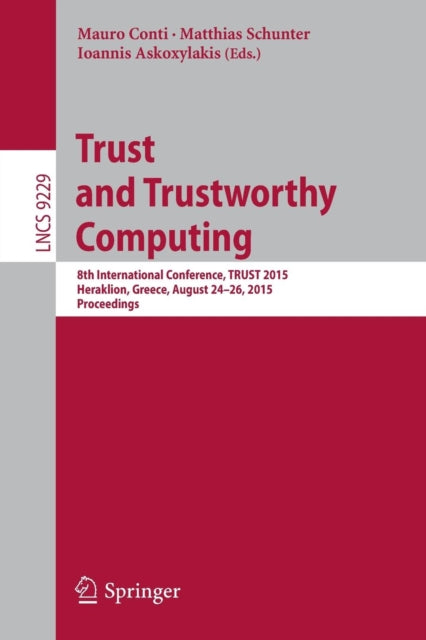 Book cover of: Trust and Trustworthy Computing. By: Mauro Conti