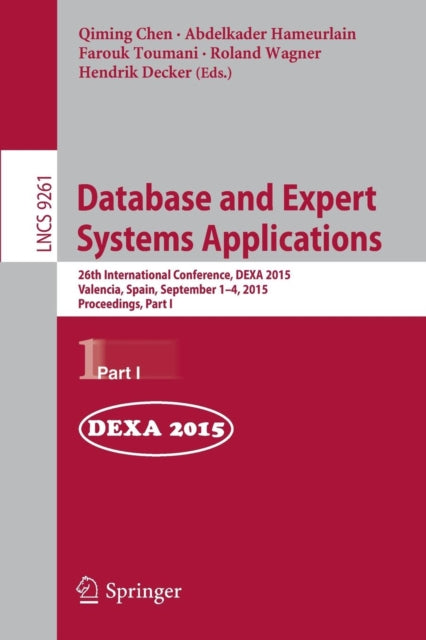 Book cover of: Database and Expert Systems Applications. By: Qiming Chen