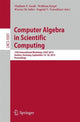 Book cover of: Computer Algebra in Scientific Computing. By: Vladimir P. Gerdt