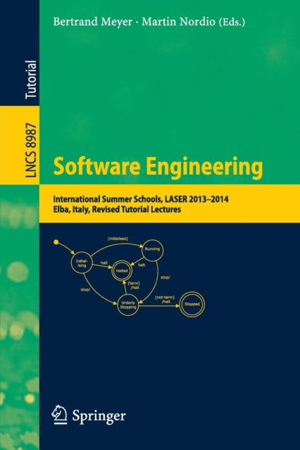 Book cover of: Software Engineering. By: Bertrand Meyer