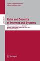 Book cover of: Risks and Security of Internet and Systems. By: Costas Lambrinoudakis