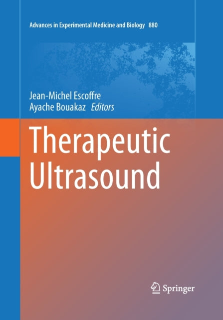 Book cover of: Therapeutic Ultrasound. By: Jean-Michel Escoffre