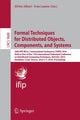 Book cover of: Formal Techniques for Distributed Objects, Components, and Systems. By: Elvira Albert