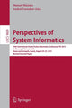 Book cover of: Perspectives of System Informatics. By: Manuel Mazzara