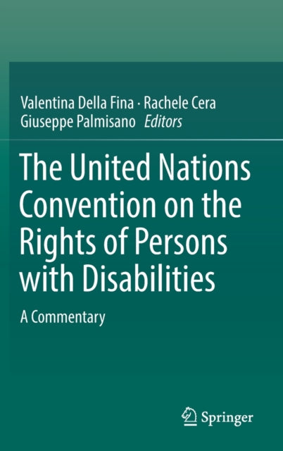 Book cover of: United Nations Convention on the Rights of Persons with Disabilities. By: Valentina Della Fina