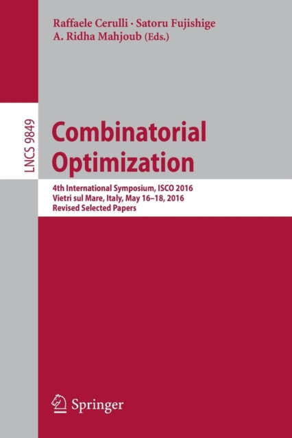 Book cover of: Combinatorial Optimization. By: Raffaele Cerulli