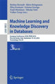 Book cover of: Machine Learning and Knowledge Discovery in Databases. By: Bettina Berendt