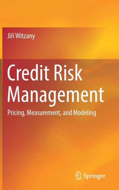 Book cover of: Credit Risk Management. By: Jiří Witzany