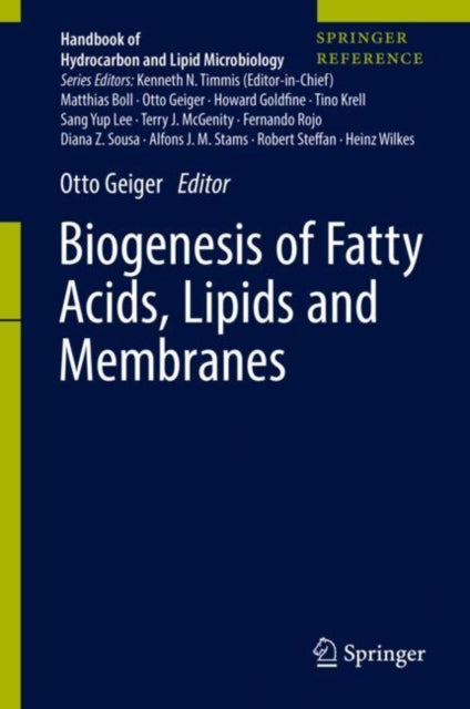 Book cover of: Biogenesis of Fatty Acids, Lipids and Membranes. By: Otto Geiger