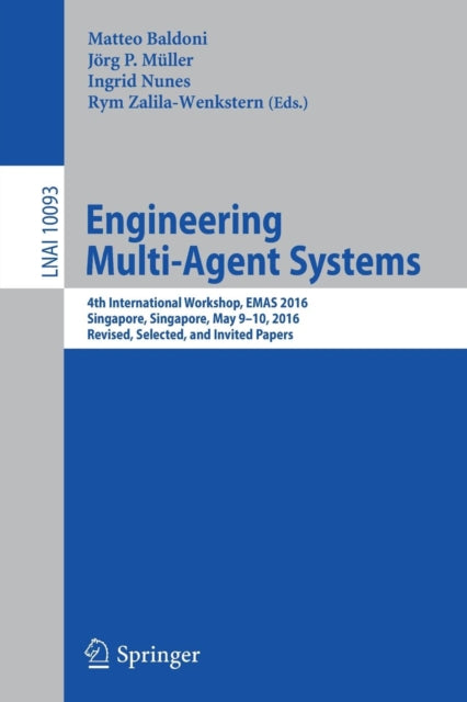 Book cover of: Engineering Multi-Agent Systems. By: Matteo Baldoni