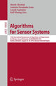 Book cover of: Algorithms for Sensor Systems. By: Marek Chrobak