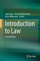 Book cover of: Introduction to Law. By: Jaap Hage