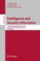 Book cover of: Intelligence and Security Informatics. By: G. Alan Wang