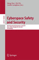 Book cover of: Cyberspace Safety and Security. By: Sheng Wen