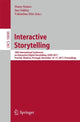 Book cover of: Interactive Storytelling. By: Nuno Nunes