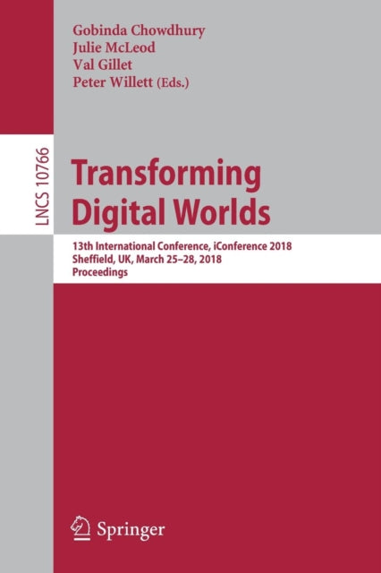 Book cover of: Transforming Digital Worlds. By: Gobinda Chowdhury
