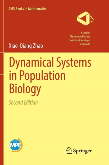 Book cover of: Dynamical Systems in Population Biology. By: Xiao-Qiang Zhao