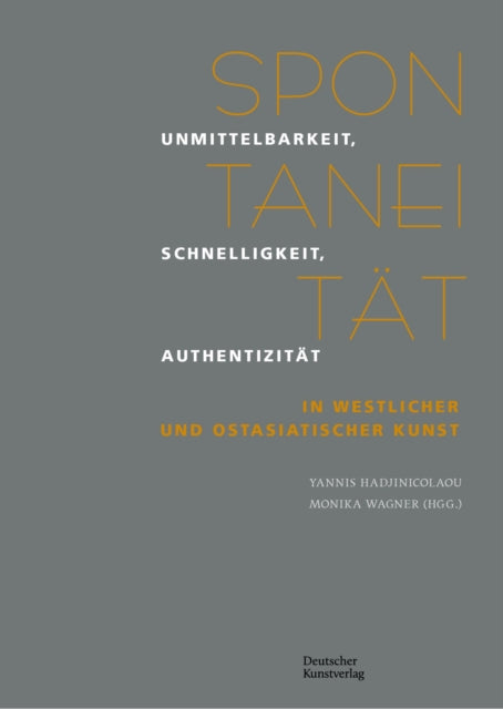 Book cover of: Spontaneitat. By: Monika Wagner
