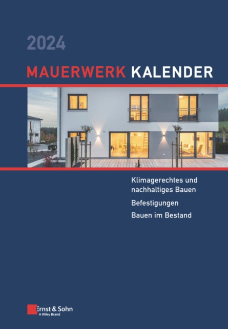 Book cover of: Mauerwerk-Kalender 2024. By: D. Schermer