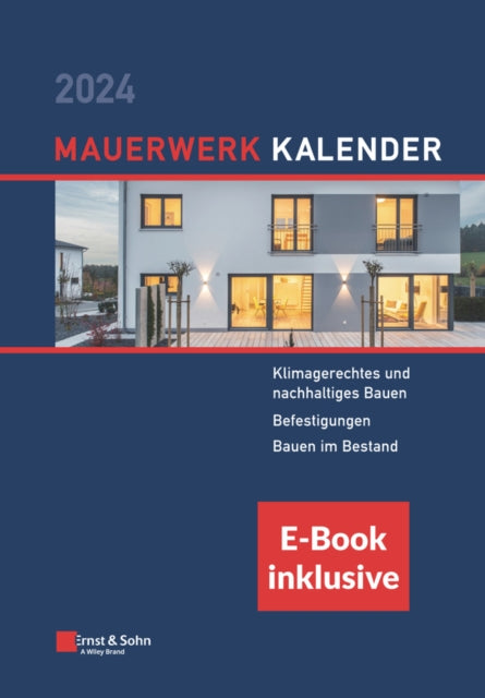 Book cover of: Mauerwerk-Kalender 2024. By: D. Schermer