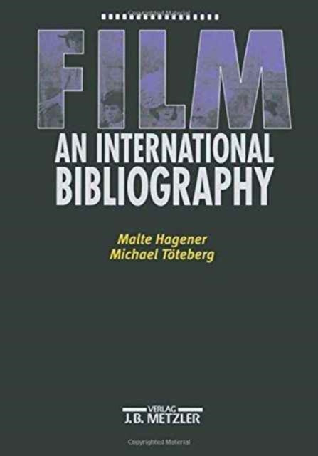 Book cover of: Film – An International Bibliography. By: Dina de Rentiis