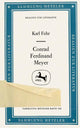 Book cover of: Conrad Ferdinand Meyer. By: Karl Fehr