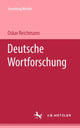 Book cover of: Deutsche Wortforschung. By: Oskar Reichmann