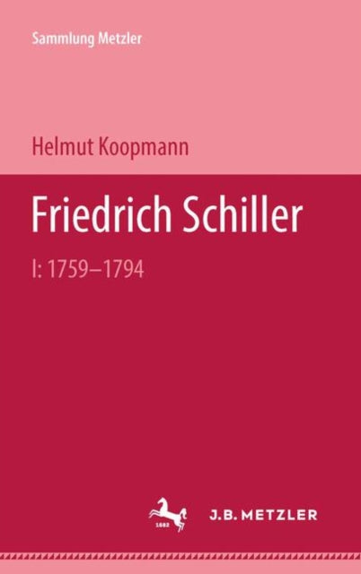 Book cover of: Friedrich Schiller. By: Helmut Koopmann