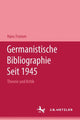Book cover of: Germanistische Bibliographie seit 1945. By: Hans Fromm